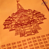 Sacred Threads: The Ayodhya Ram Mandir Unveiling Reversible Dupatta by Golghar