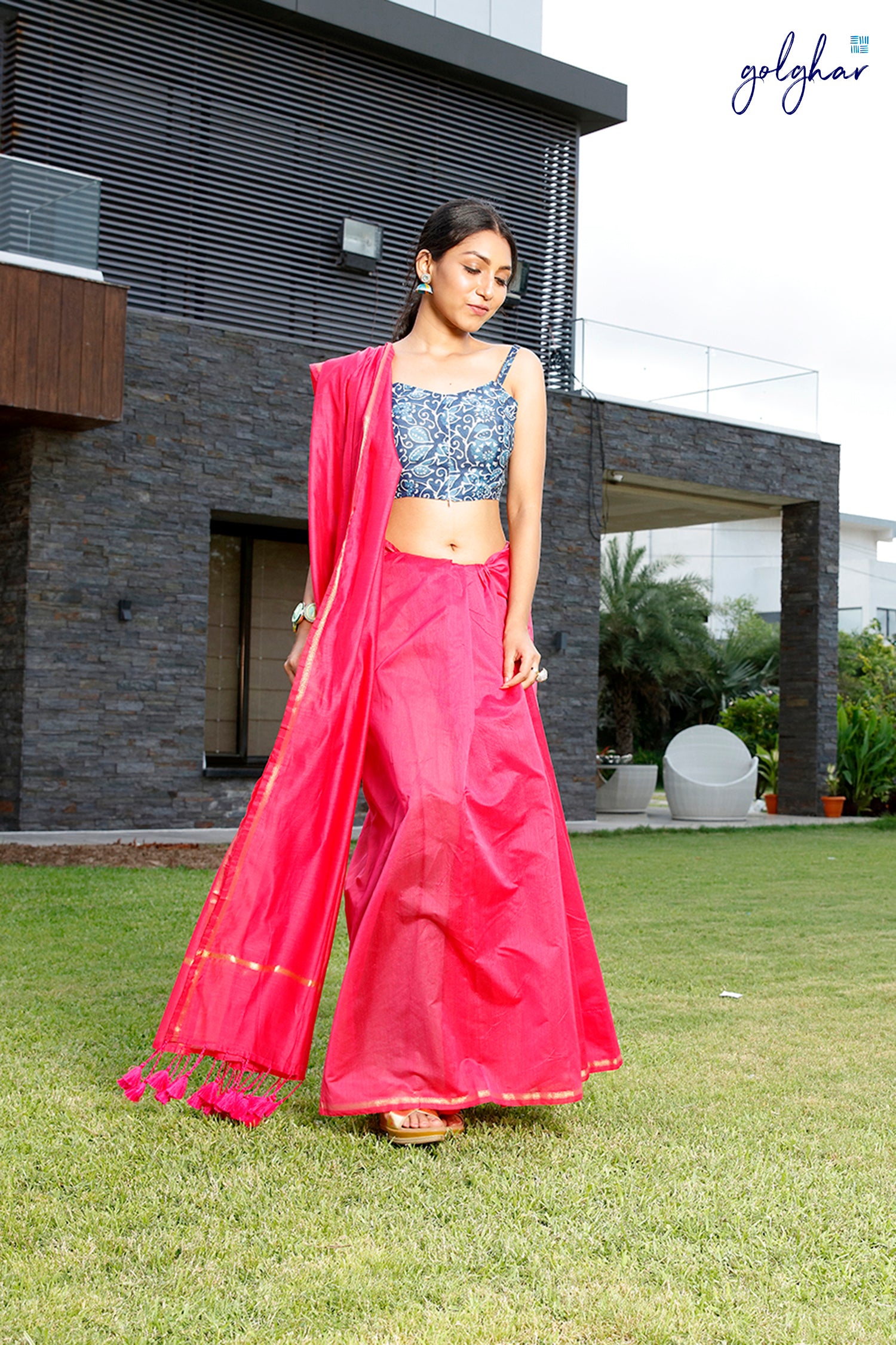 Think Pink (Saree)