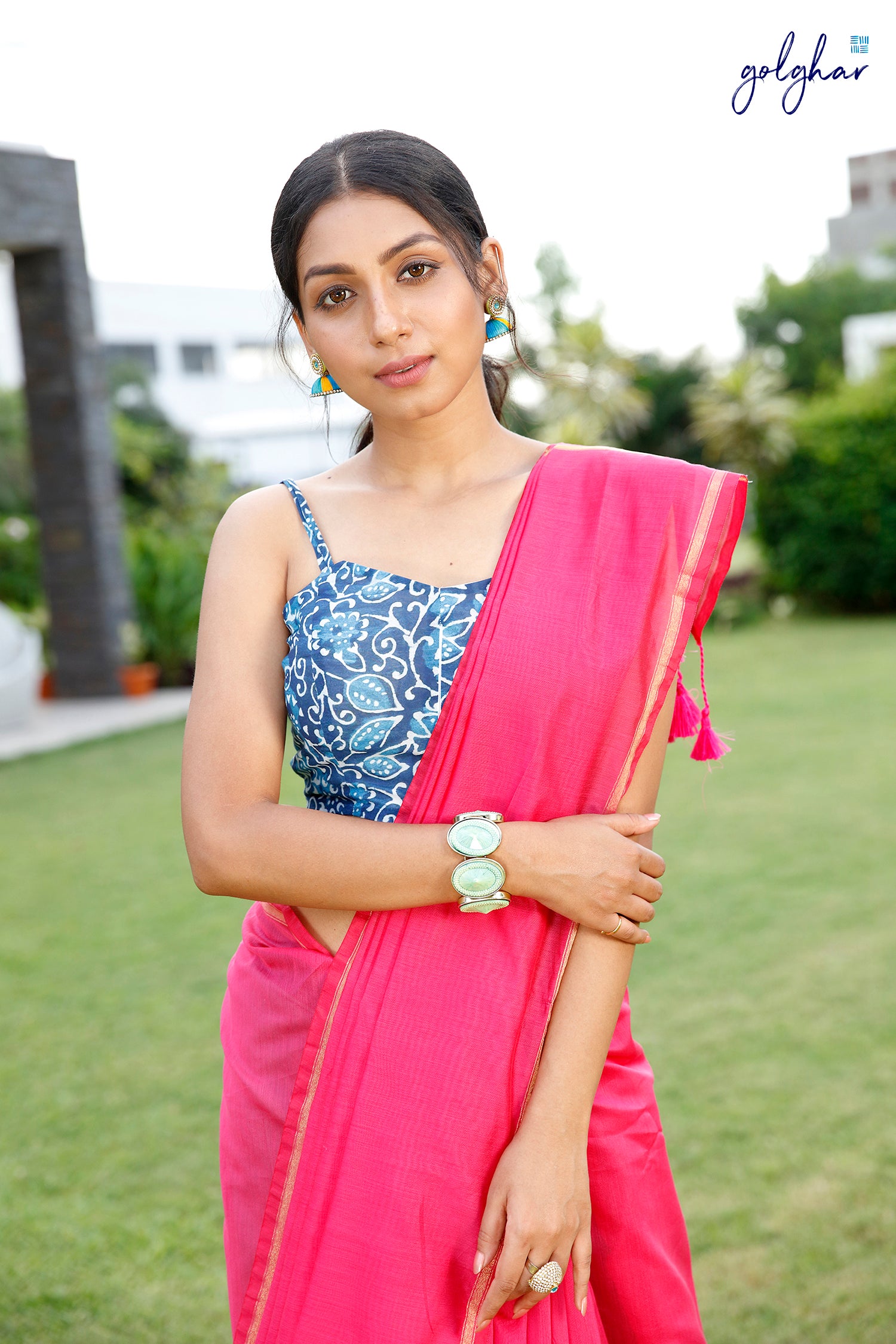 Think Pink (Saree)