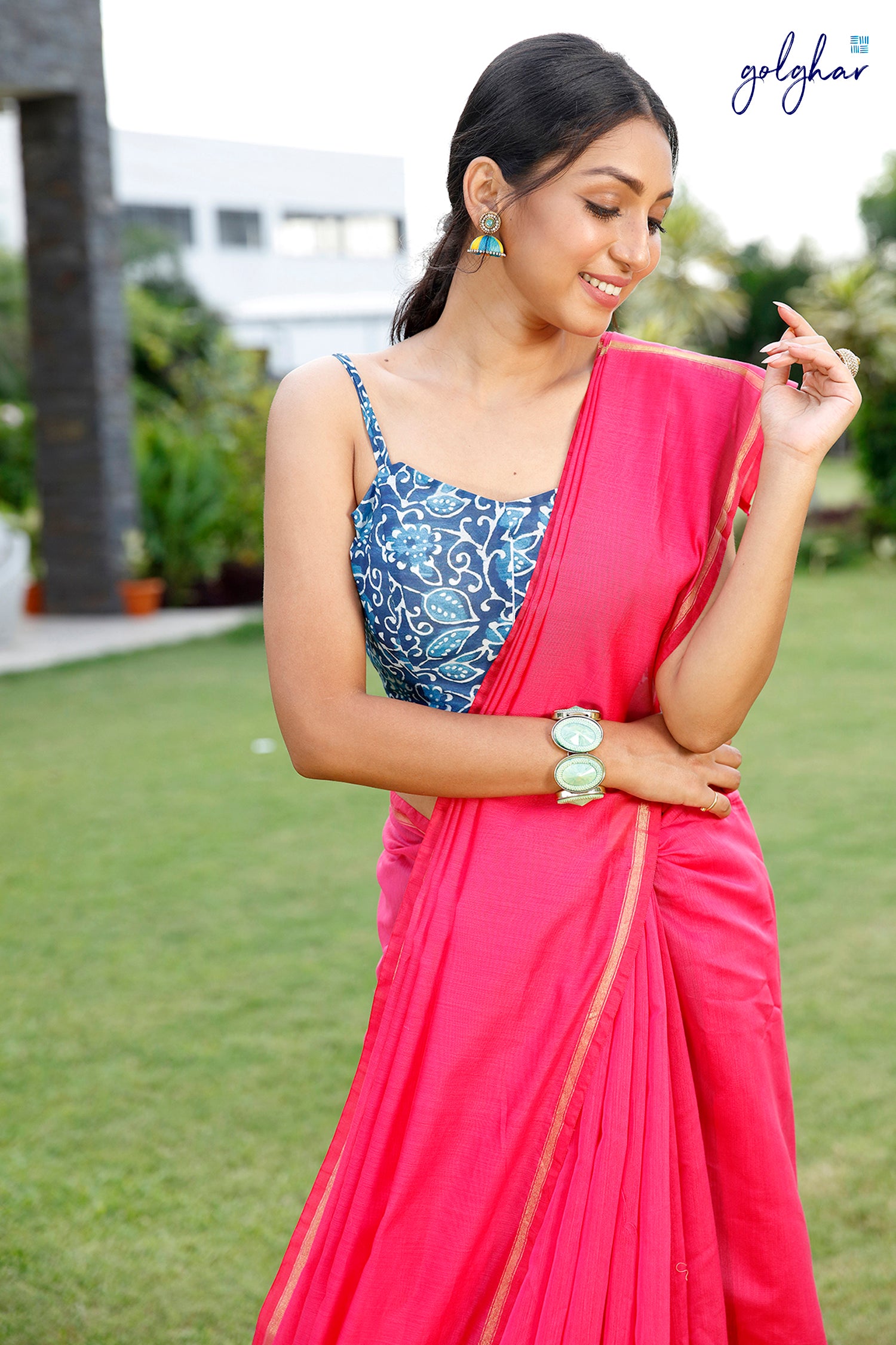 Think Pink (Saree)