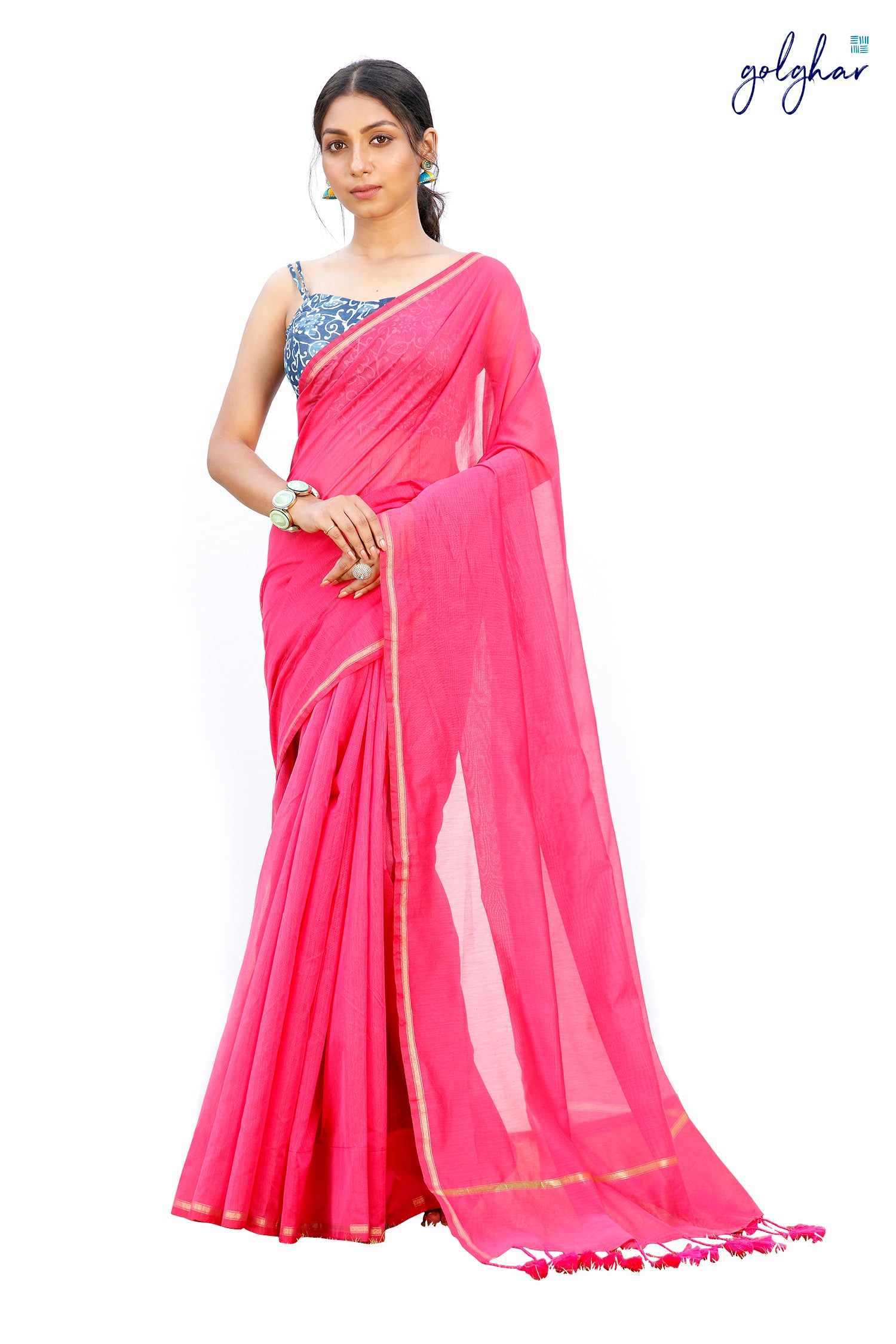 Think Pink (Saree)