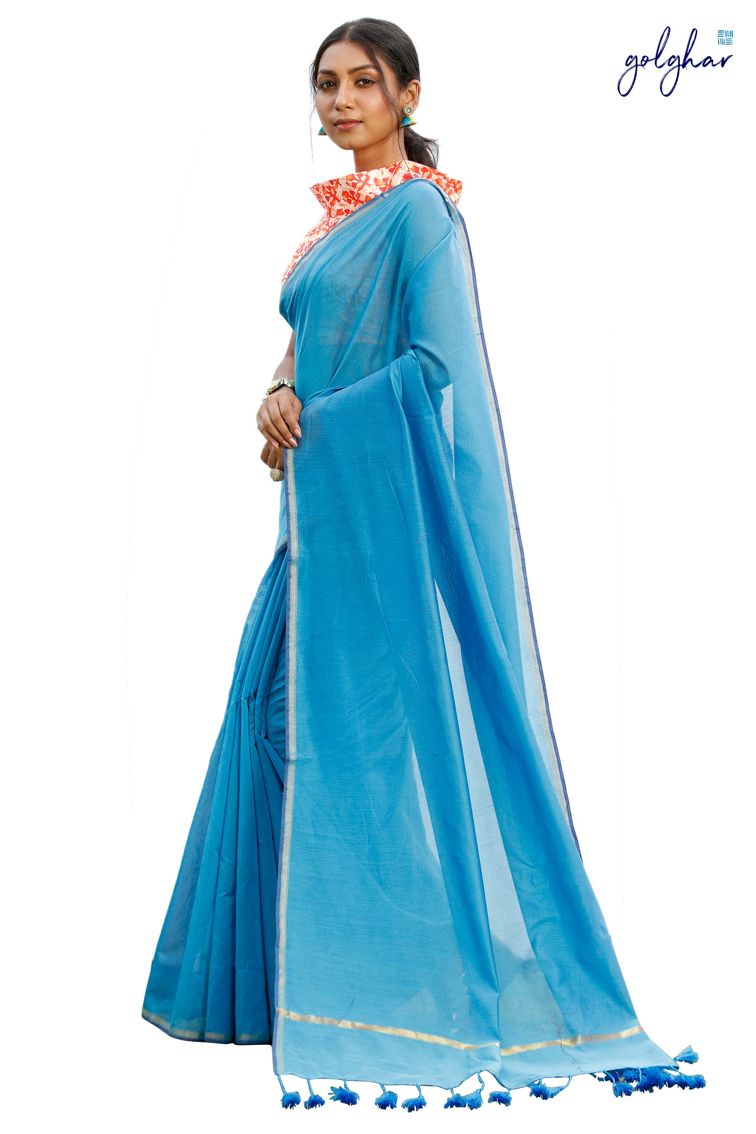Bleu de France (Saree)