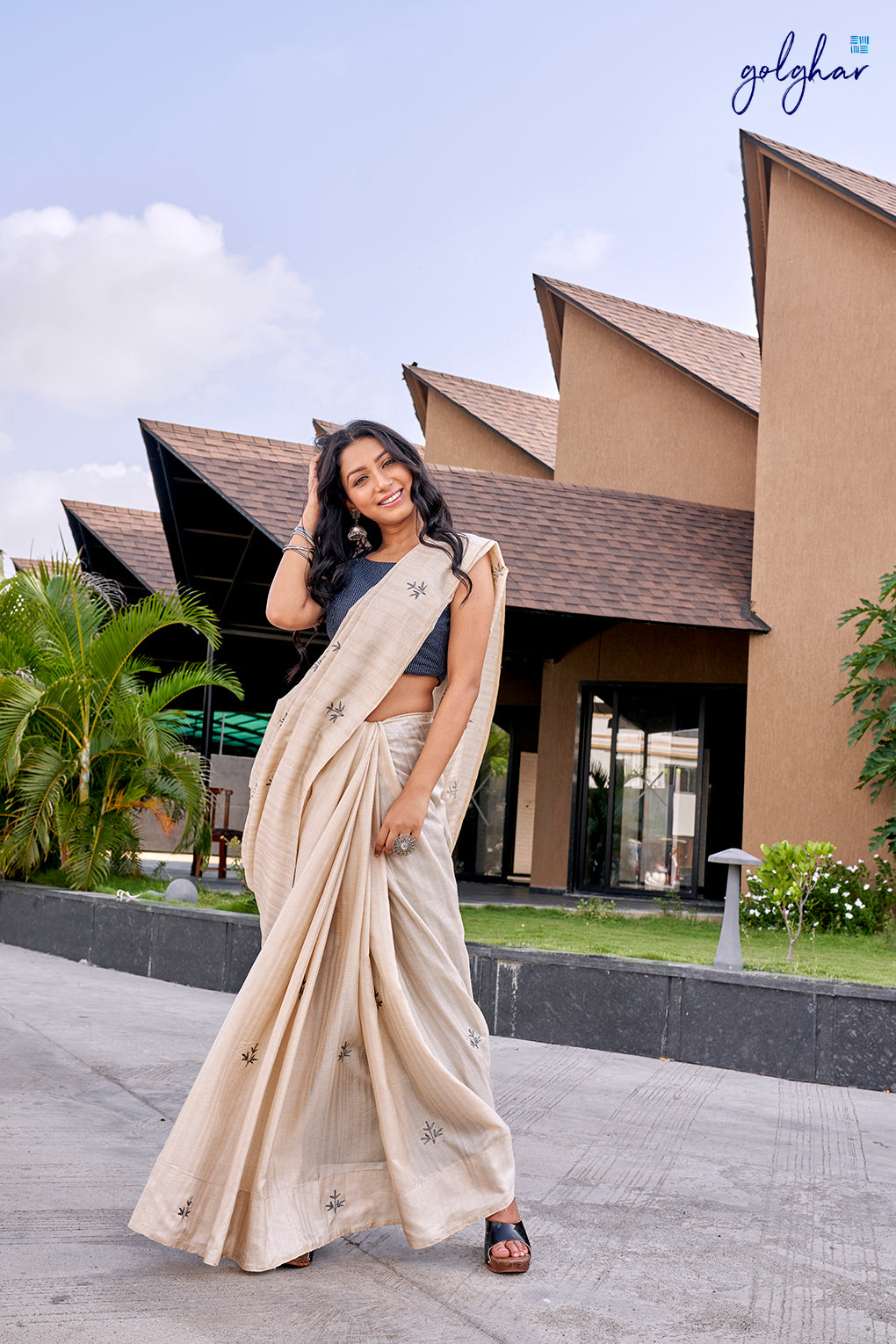 Fluorescence (Saree)