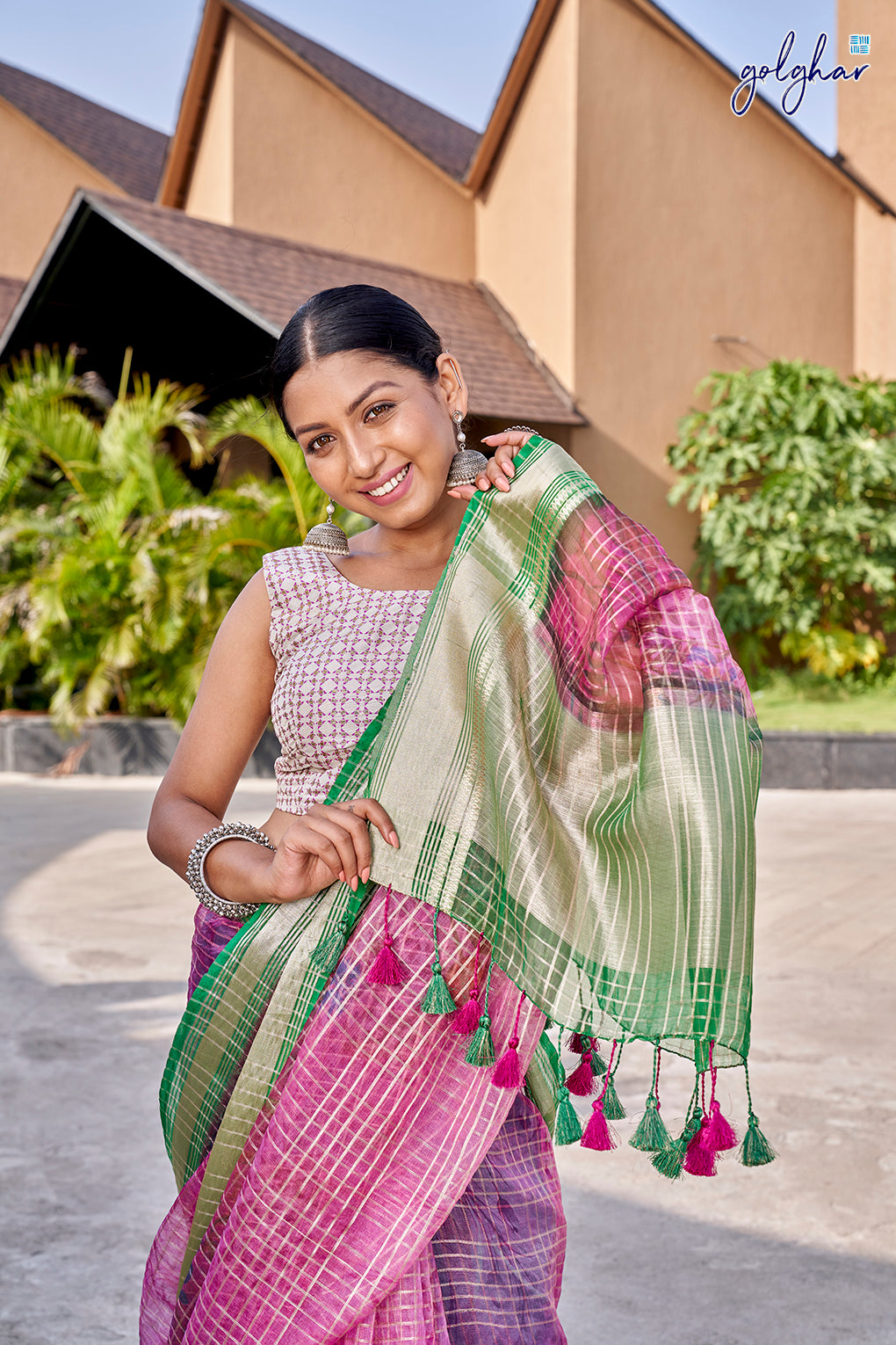 Purple Thug (Saree)