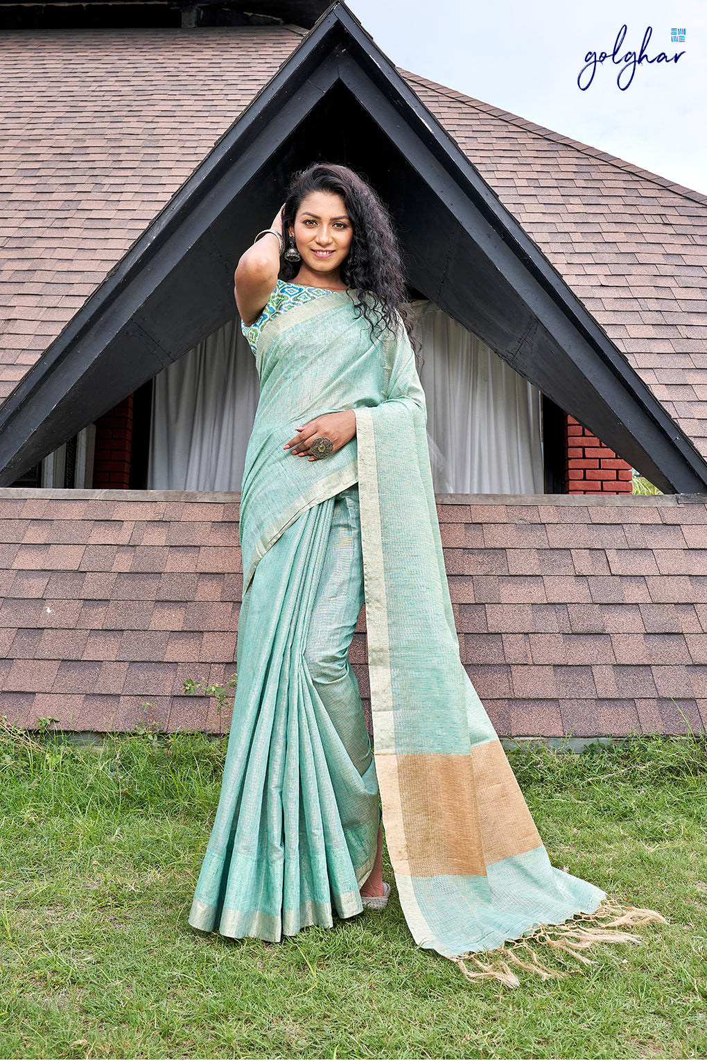 Hoping Moss (Saree)