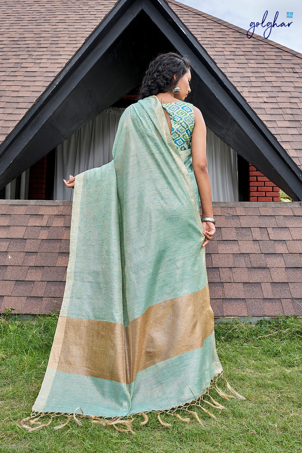 Hoping Moss (Saree)