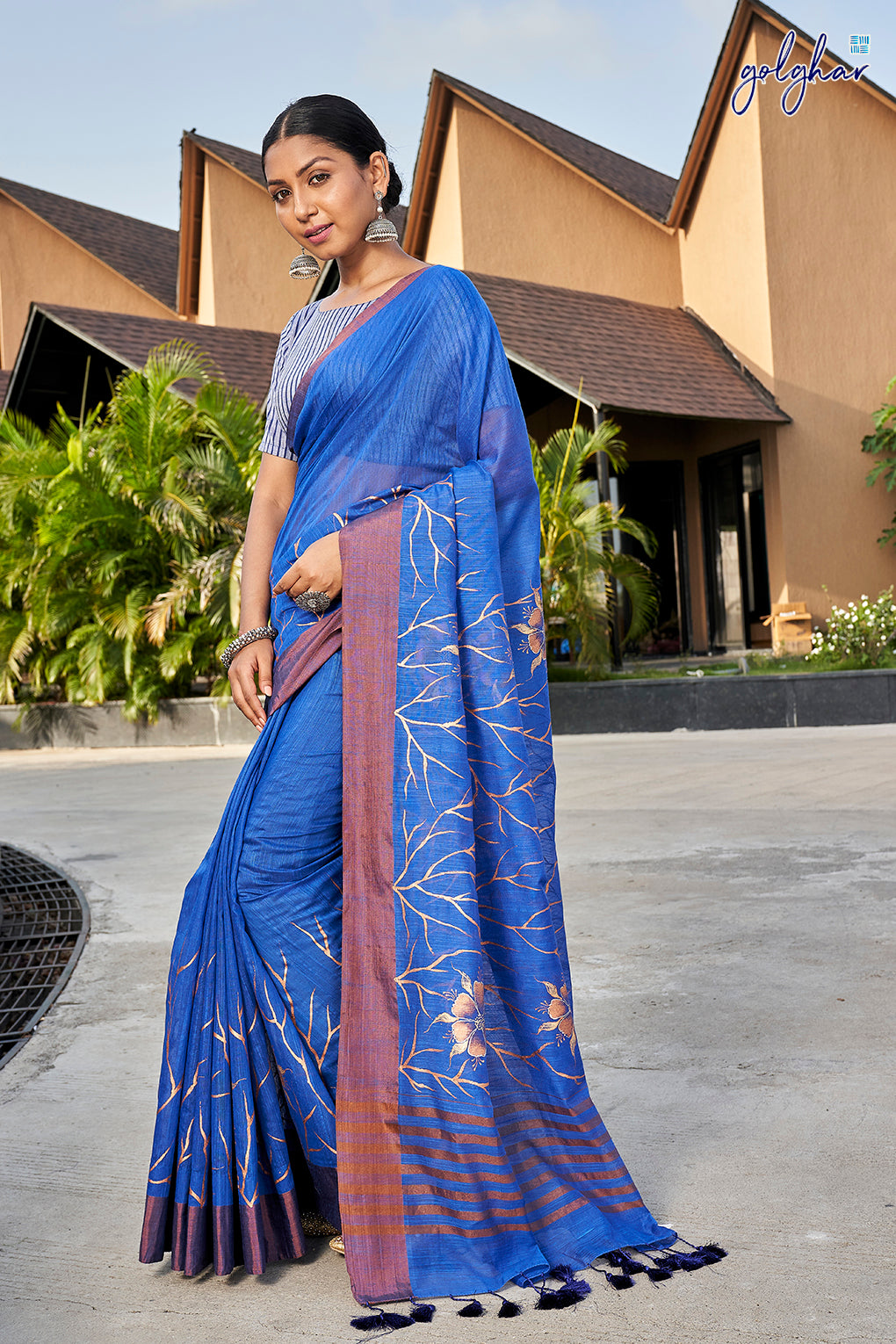Blessed Blue (Saree)