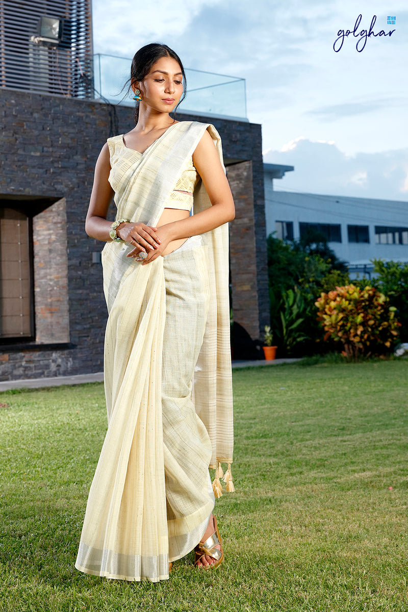 Lemon Fling (Saree)