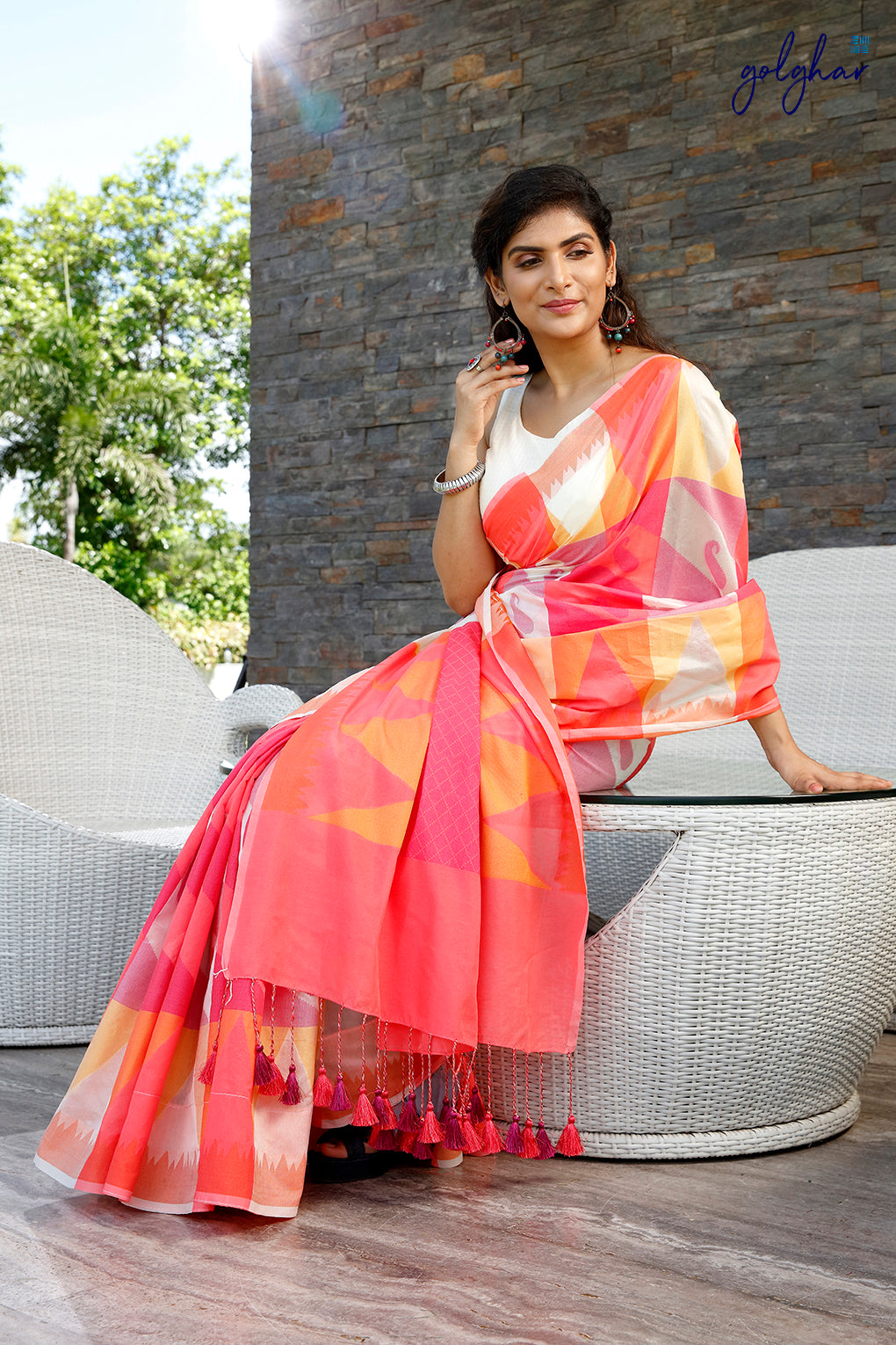 Blushing Lady (Saree)