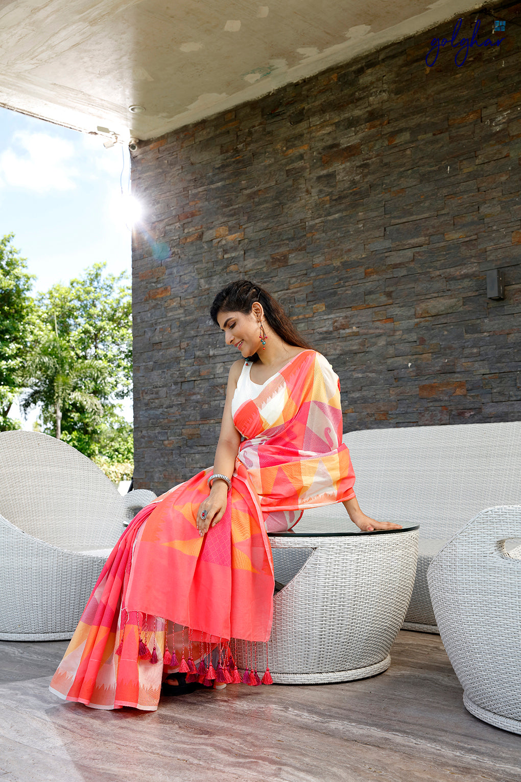 Blushing Lady (Saree)