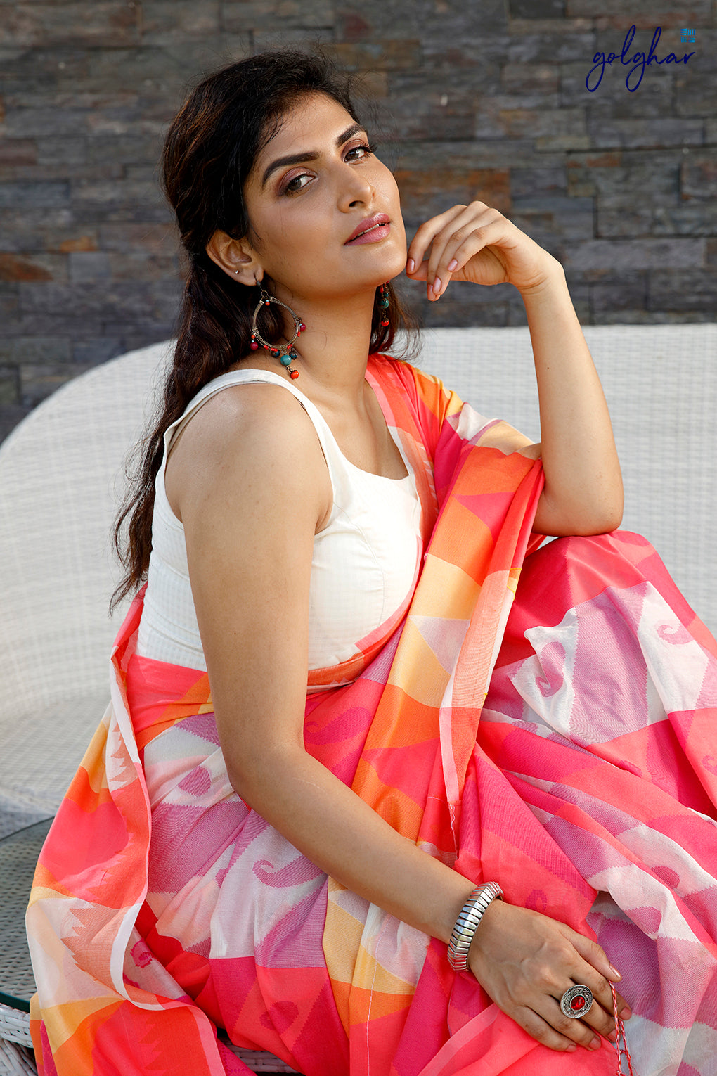 Blushing Lady (Saree)