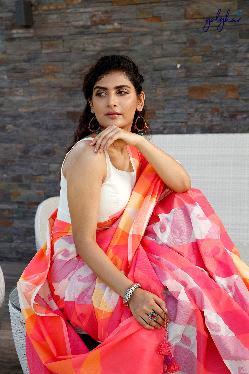Blushing Lady (Saree)