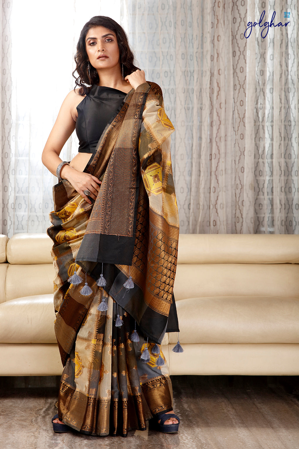 Tinsel Twilight (Saree)