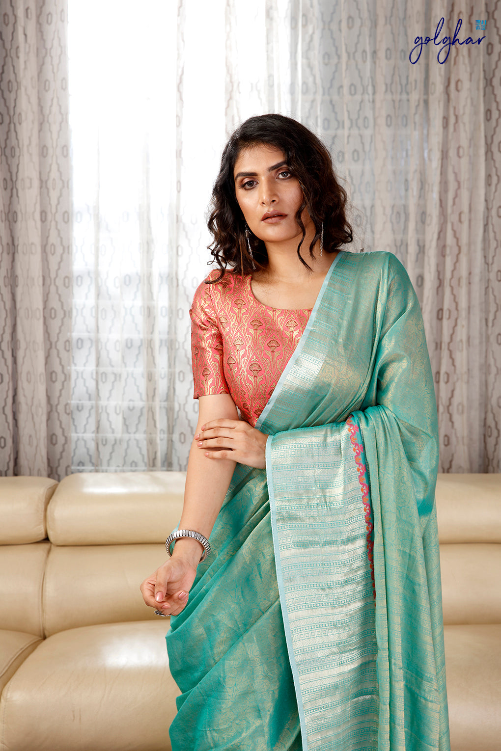 Green Gamble (Saree)