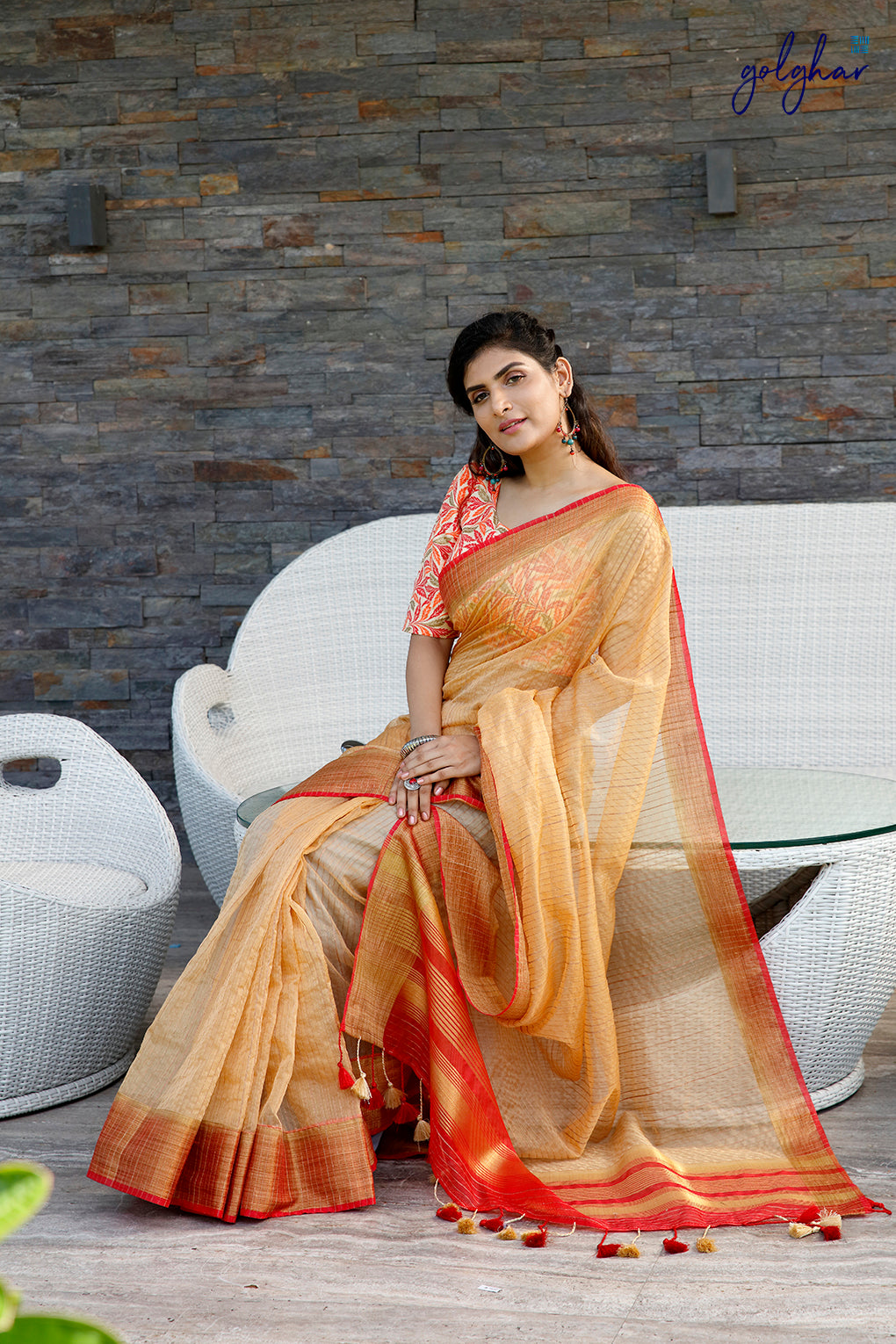 Mellow Yellow (Saree)
