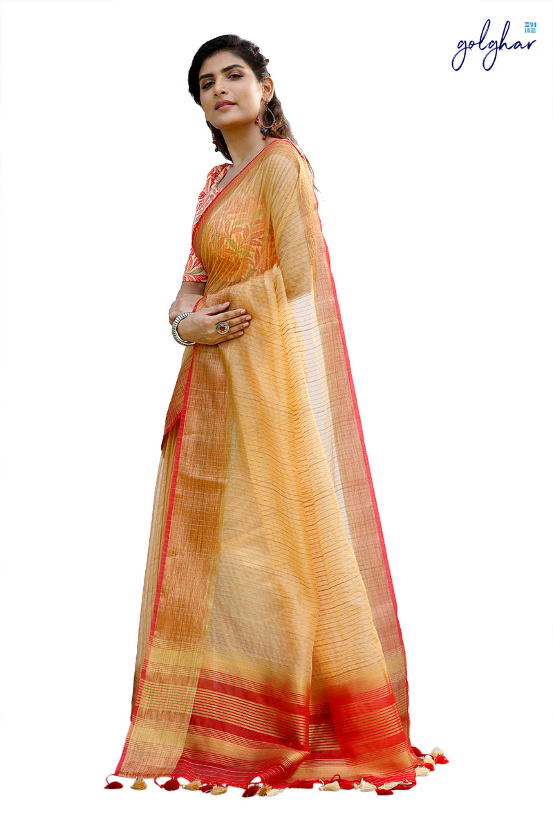 Mellow Yellow (Saree)