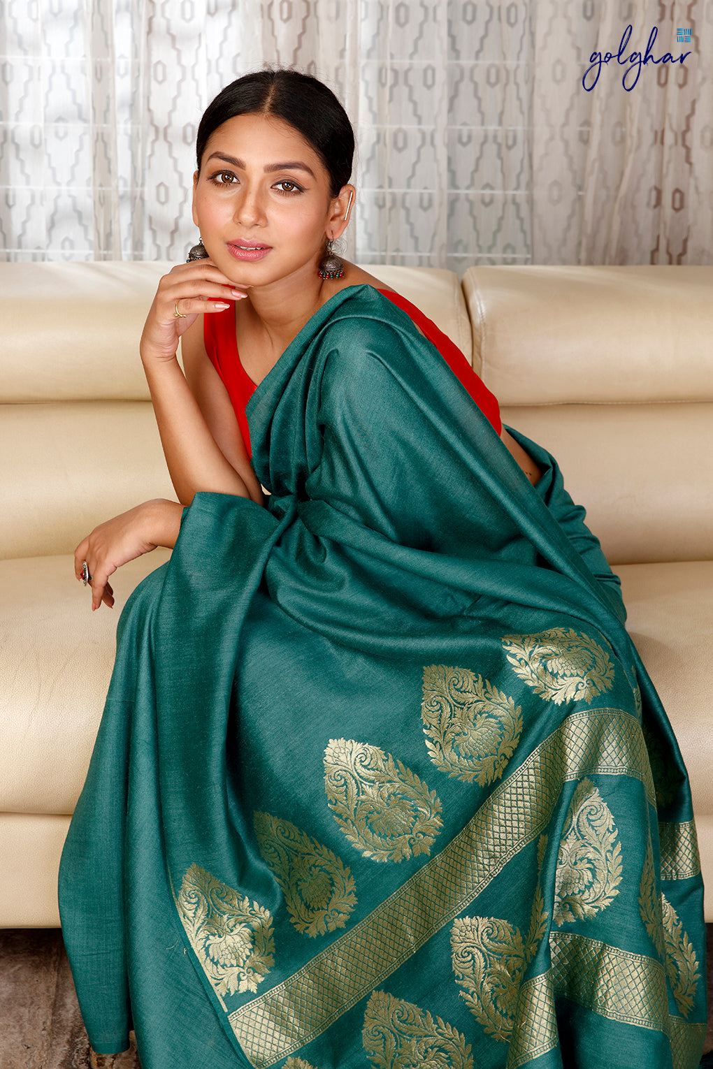 The Green Jazz (Saree)
