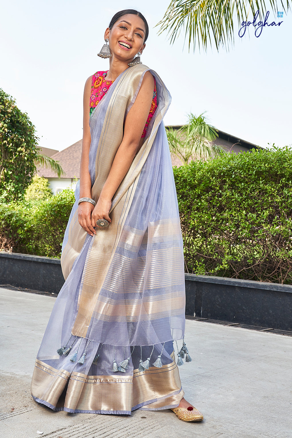 Ashy Ash (Saree)