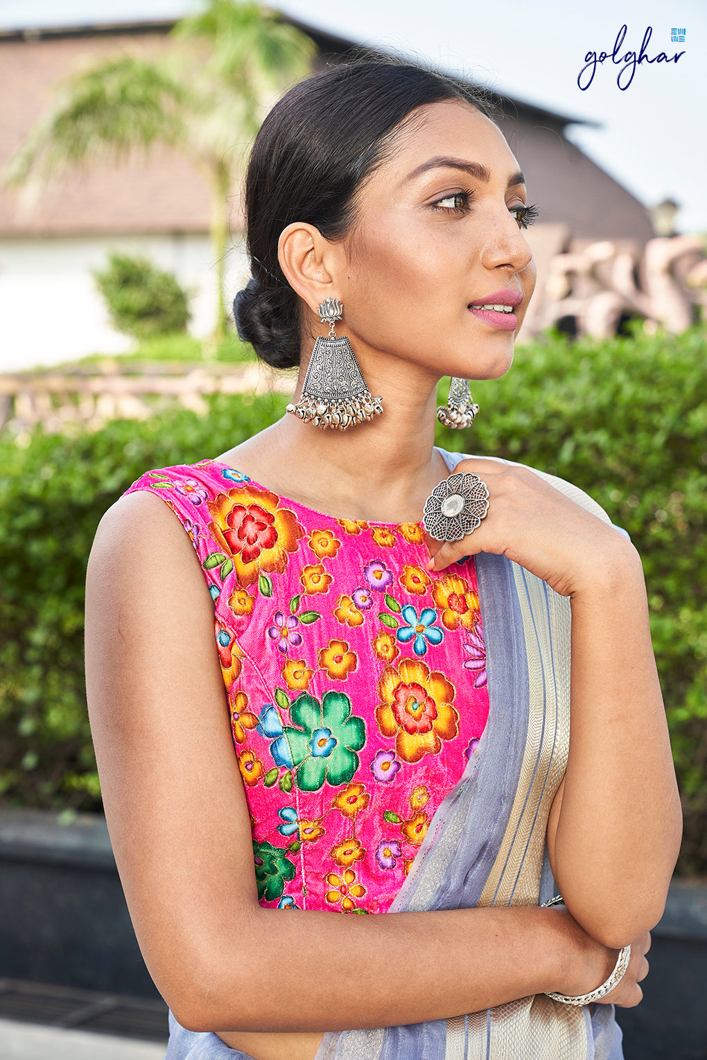 Ashy Ash (Saree)