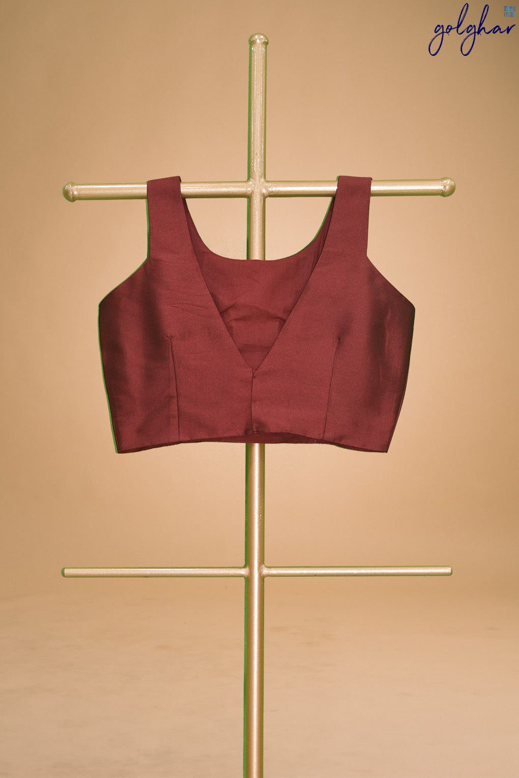 Retro Maroon (Blouse)
