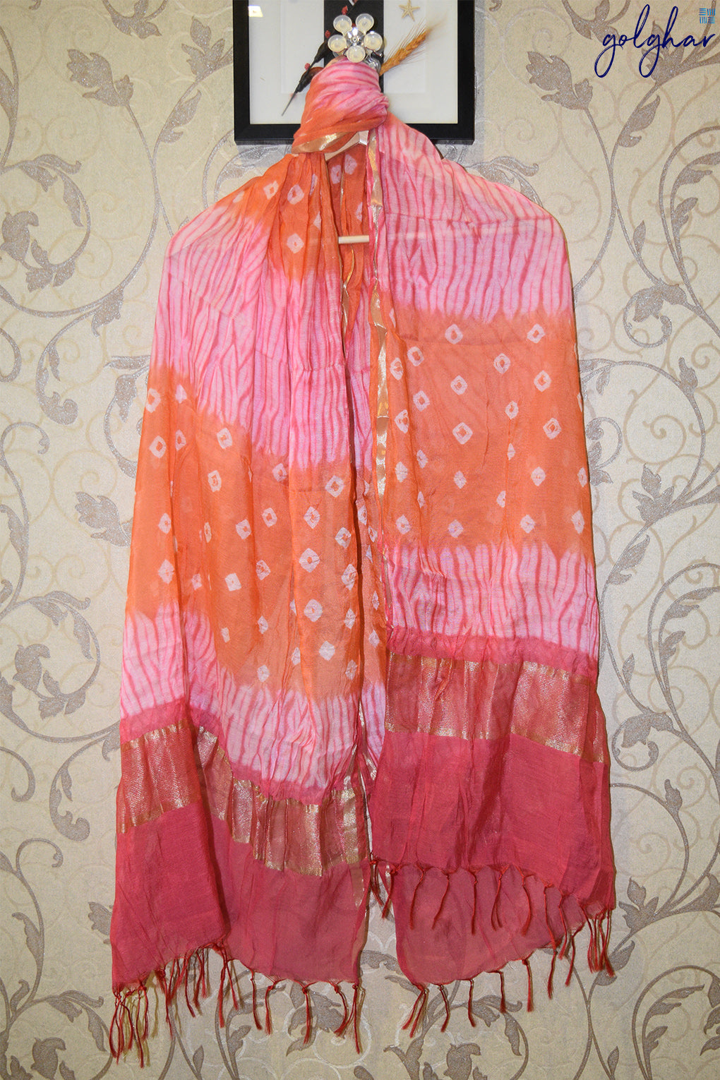 Tangerine Fusion (Dupatta)