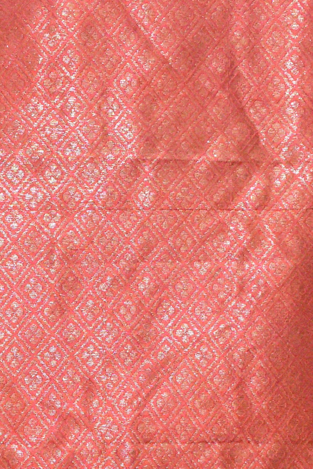 Pure Silk Mustard and Brown Check Weave Saree